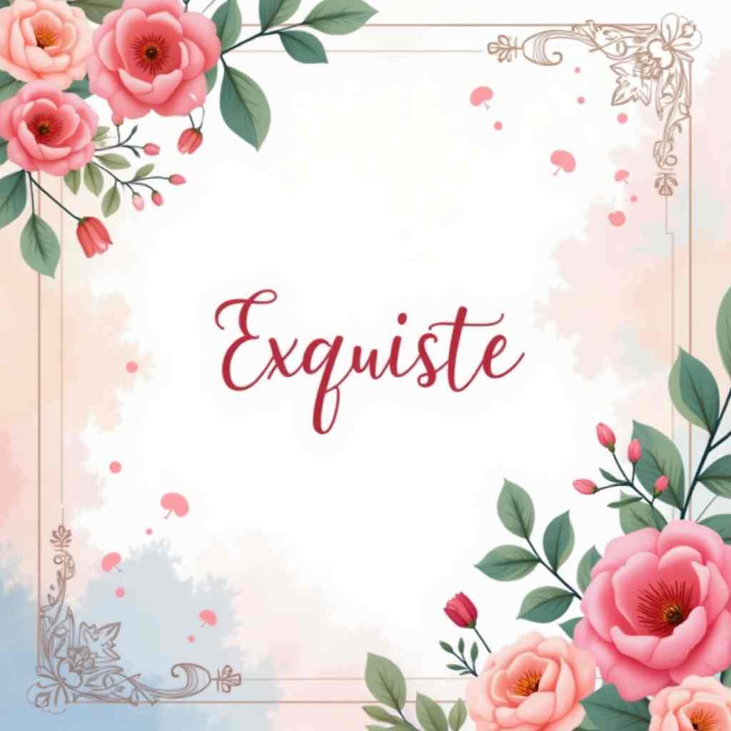 Exquisite creative floral decoration vector design set